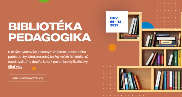 Bibliotéka 2023 ako dôležitý knižný sviatok (programy v PDF)